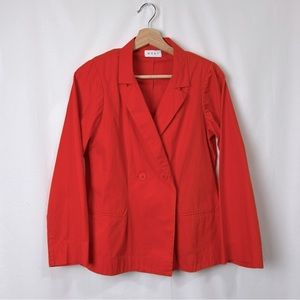 Wray Vincent Blazer in Blood Orange S